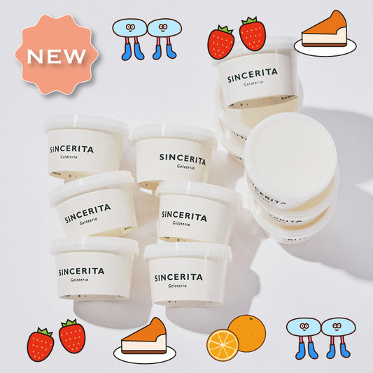 チーズケーキと果実のジェラート12個セット